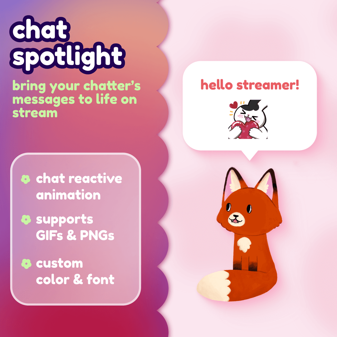 chat spotlight widget